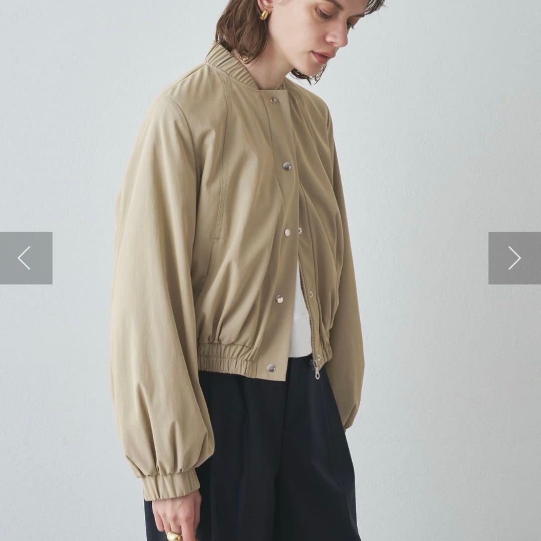 DrawingNumbersドローイングナンバーズシャンブレーブルゾン　ベージュ