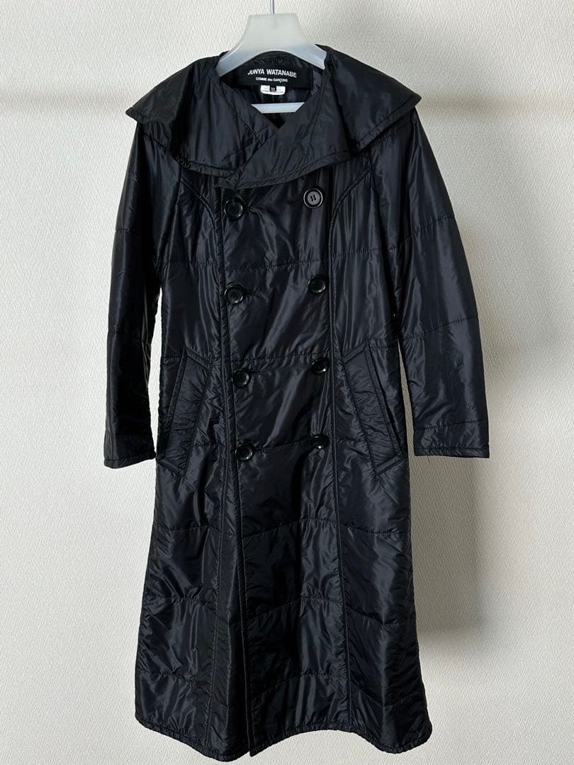 ジュンヤワタナベ コムデギャルソン 中綿キルティング ロングトレンチコート