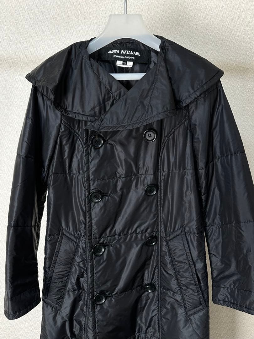 ジュンヤワタナベ コムデギャルソン 中綿キルティング ロングトレンチコート