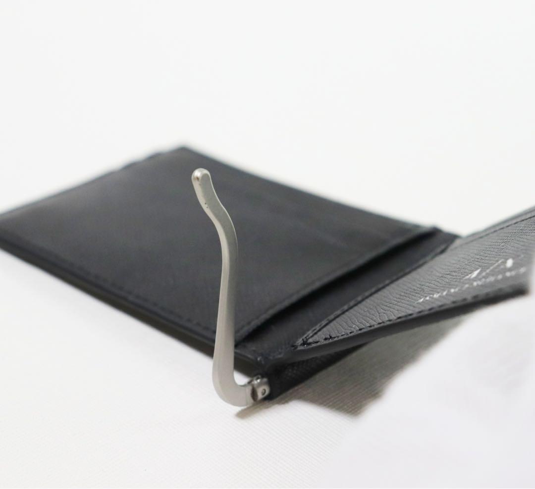 《アルマーニエクスチェンジ》箱付新品 レザーマネークリップ キャッシュレス