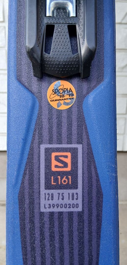 17 18 Salomon XDR 75 161cm 調整式バインディング付き