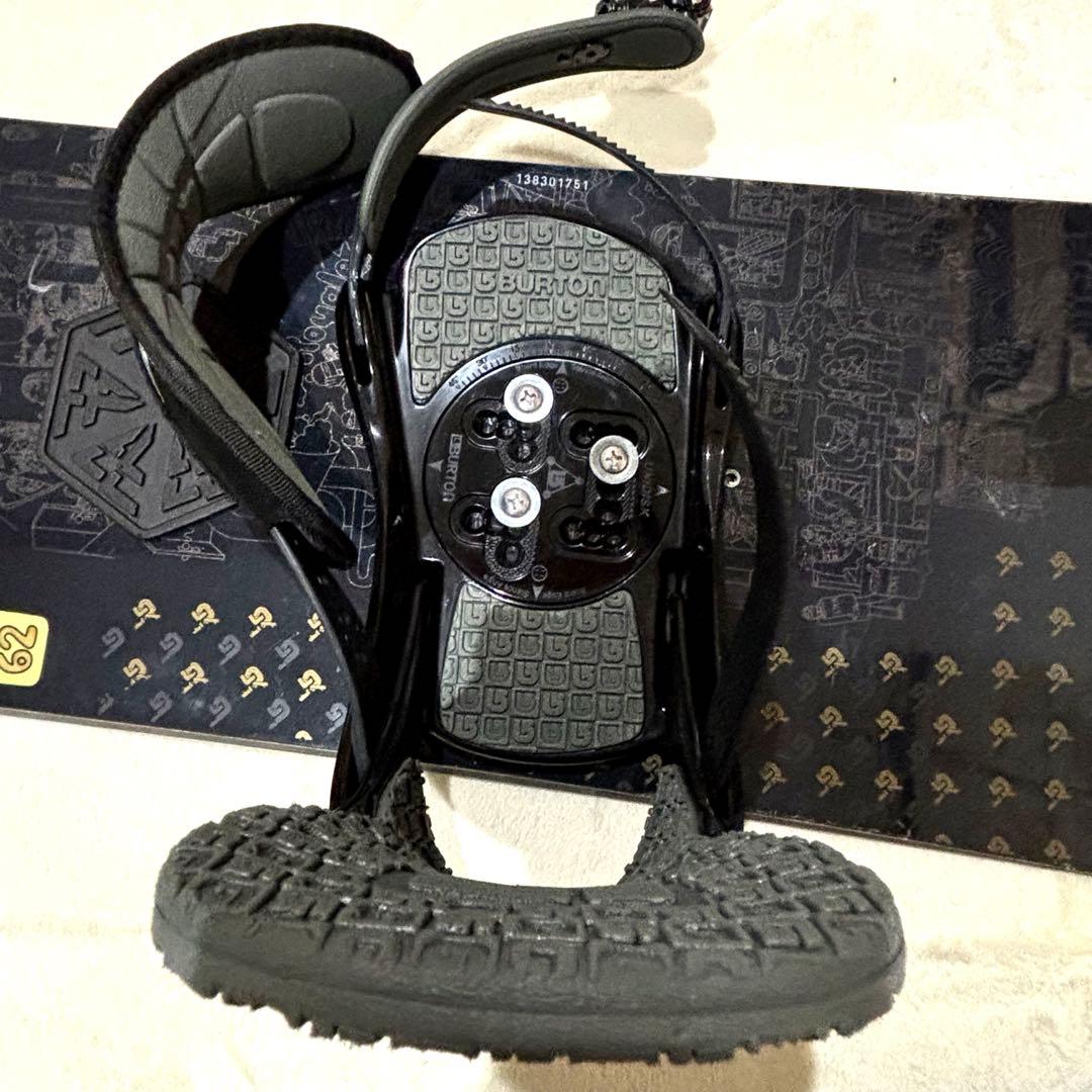 Burton e 62 ボード ビンディングセット バートン 黒