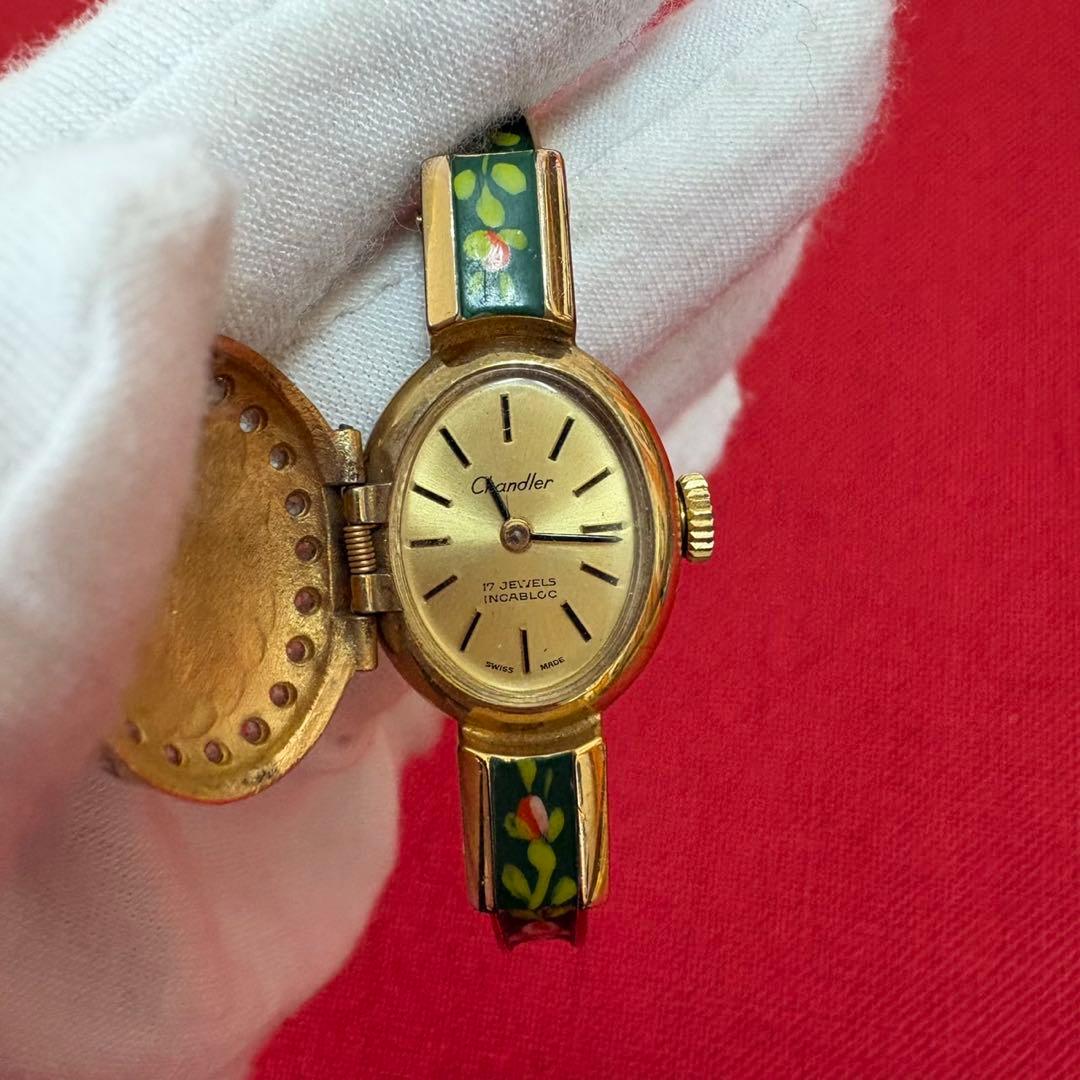 Chandler チャンドラー バングルウォッチ ヴィンテージ 腕時計