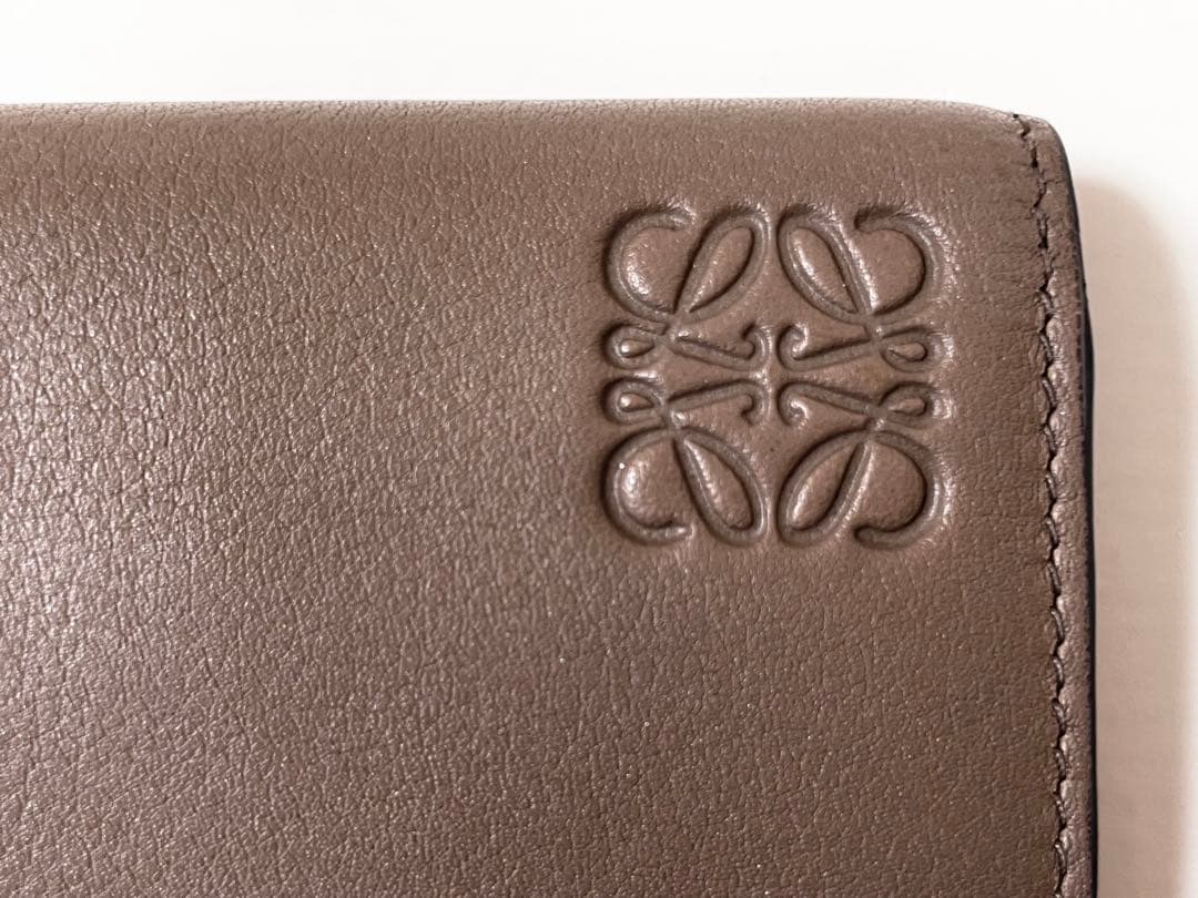 【希少！早い者勝ち！】LOEWE　ロング フラップ ウォレット スカル ブラウン
