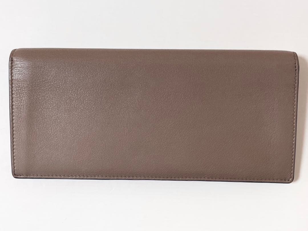 【希少！早い者勝ち！】LOEWE　ロング フラップ ウォレット スカル ブラウン