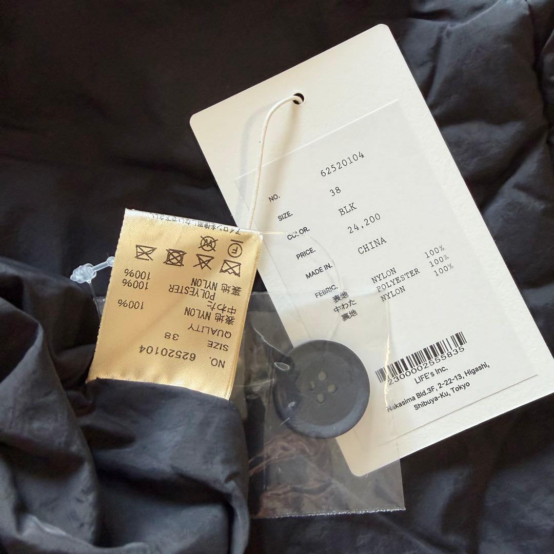 新品 訳あり anuke Volume Over Vest ブラック 38