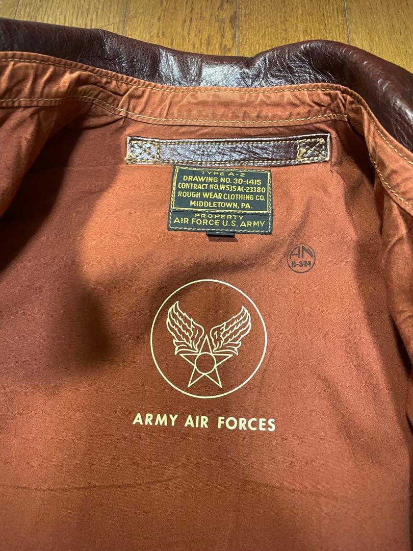 BuzzRicksons バズリクソンズ A-2 ROUGH WEAR 実名復刻