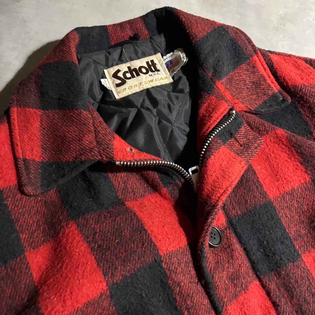 完品 80s - Schott ショット　ハンティングジャケット セットアップ