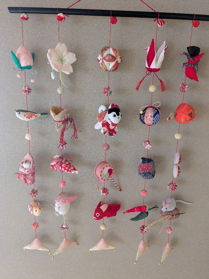 吊るし雛 吊るし飾り ちりめん細工 ハンドメイド