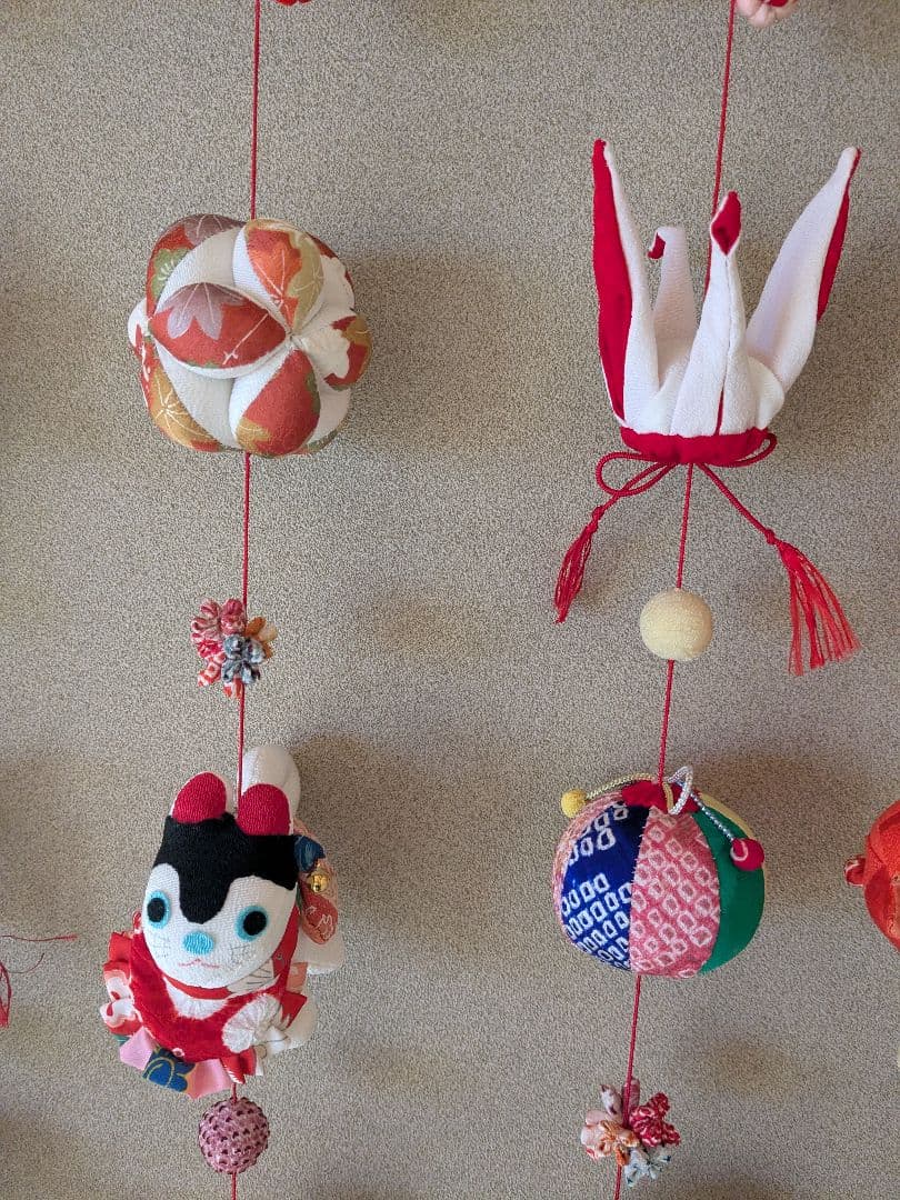 吊るし雛 吊るし飾り ちりめん細工 ハンドメイド
