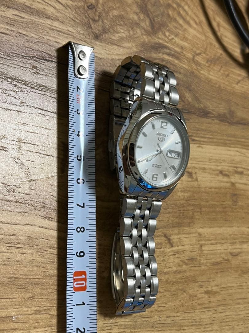 SEIKO 5 7S26 自動巻き時計 シルバー