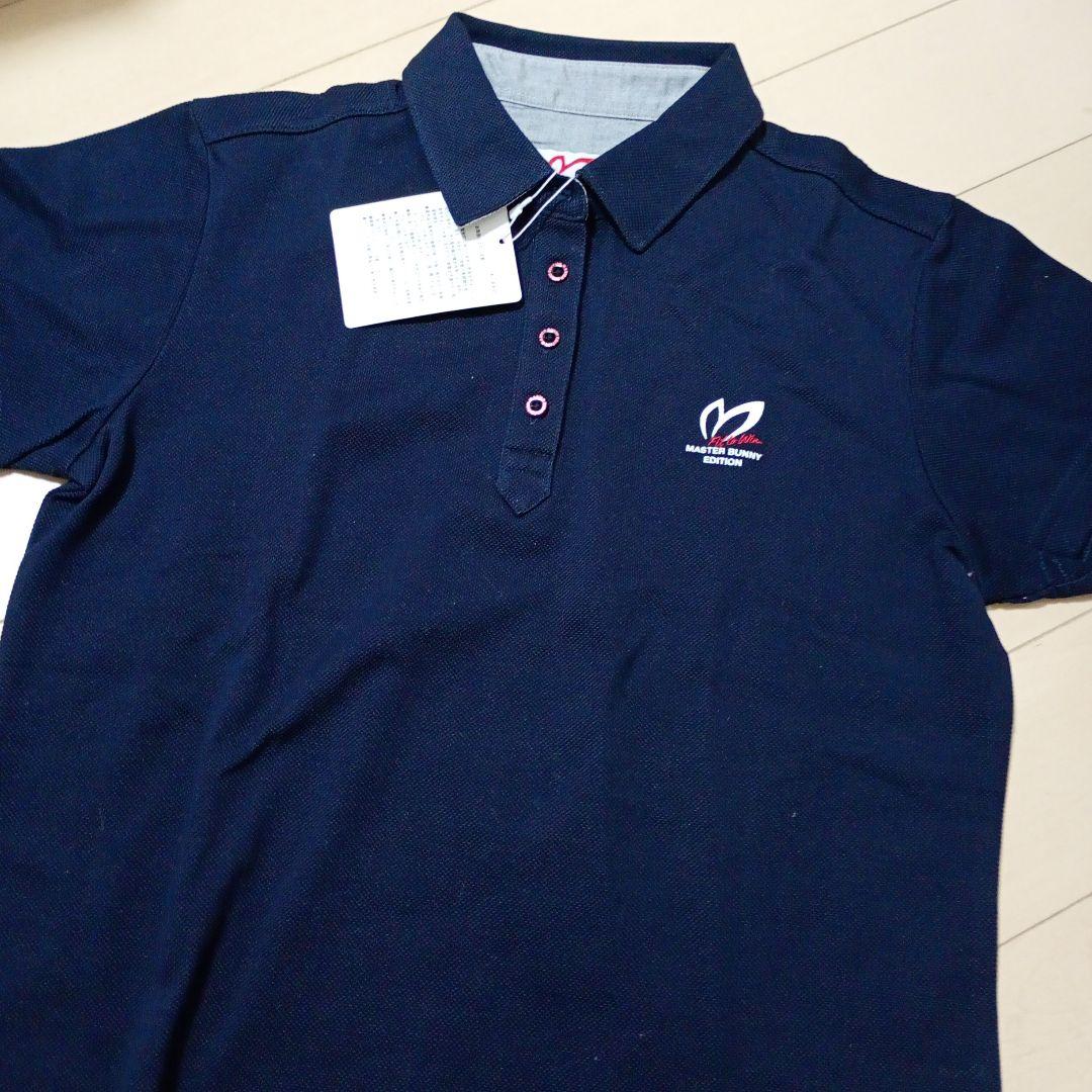 MASTER BUNNY EDITION レディースネイビー ポロシャツ