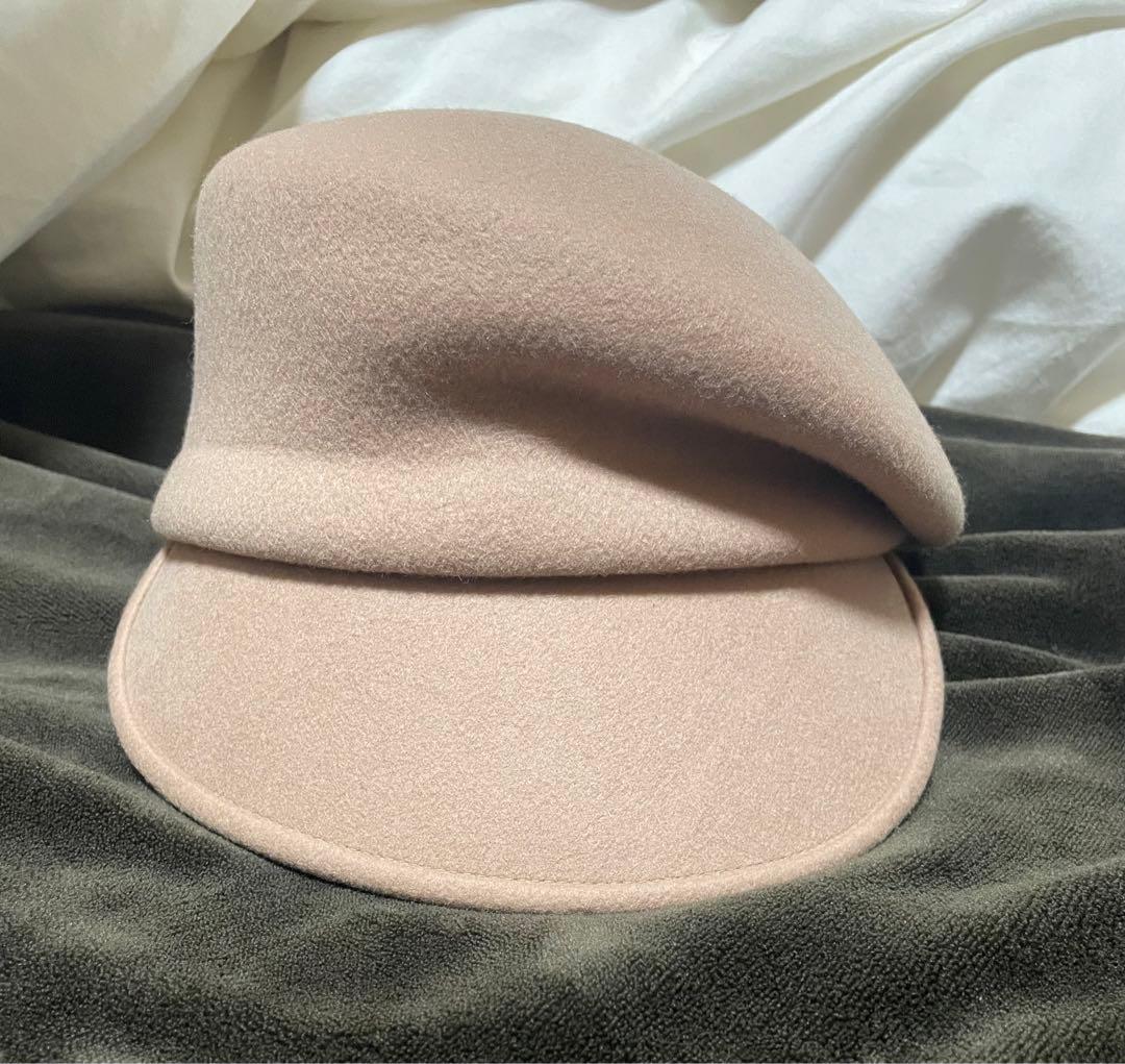 CA4LA キャスケット アシンメトリー ベージュ