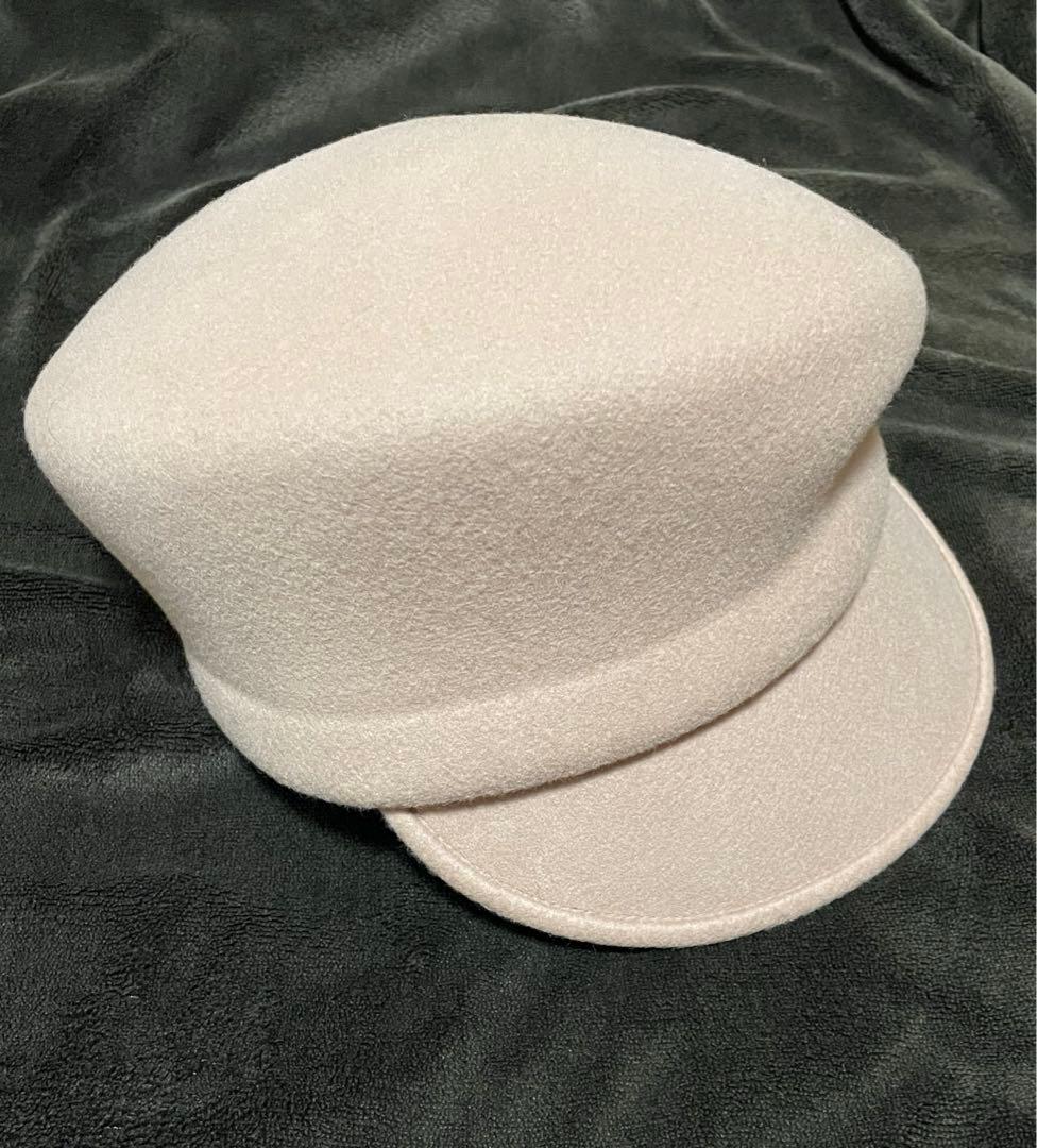 CA4LA キャスケット アシンメトリー ベージュ