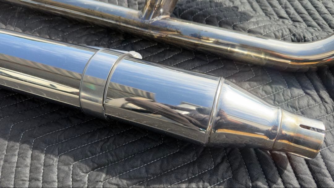 ドラッグスター1100　スーパートラップマフラー