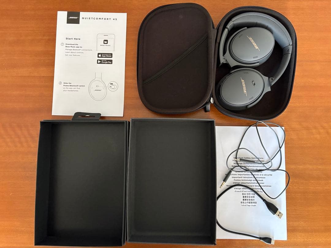 【美品】Bose QuietComfort 45 ワイヤレスヘッドホン