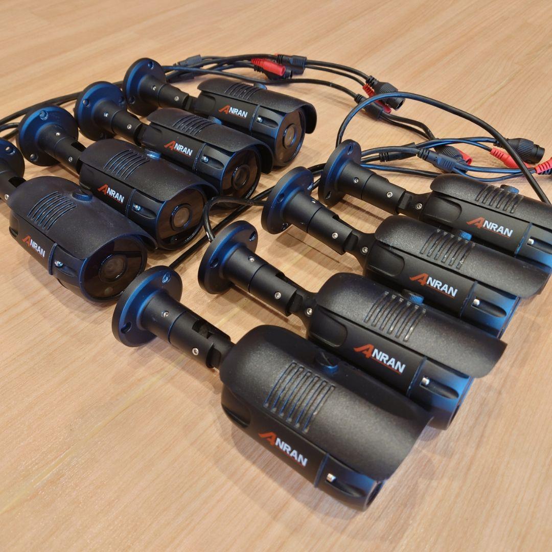 防犯カメラ 500万画素フルHDカメラ WEB監視 PoE給電 ANRAN製