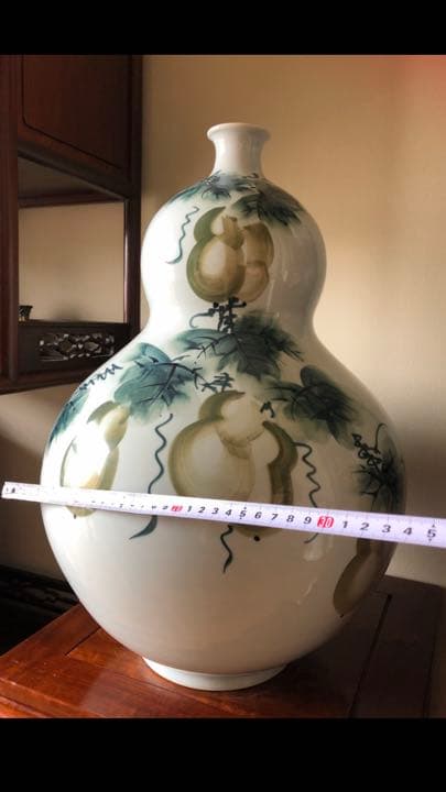 稀少 飘箪。特大高さ約55cm 年代品 美術品