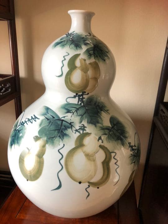 稀少 飘箪。特大高さ約55cm 年代品 美術品