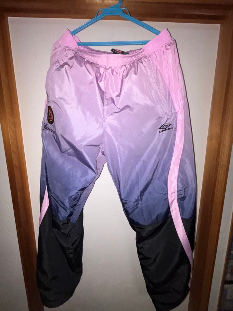 Umbro Supreme グラデーショントラックパンツ M ピンク