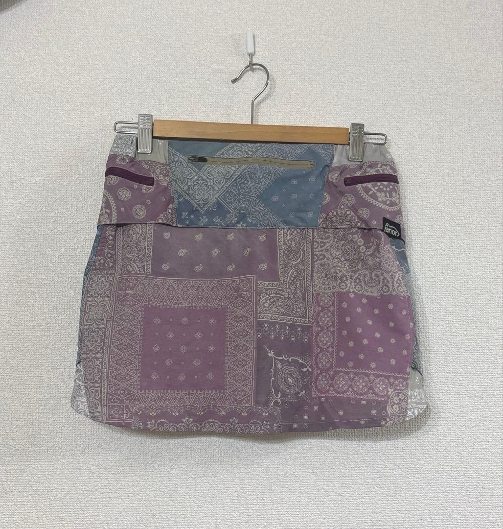 ranor☆バンダナスカート☆パッチワークカモフラ柄