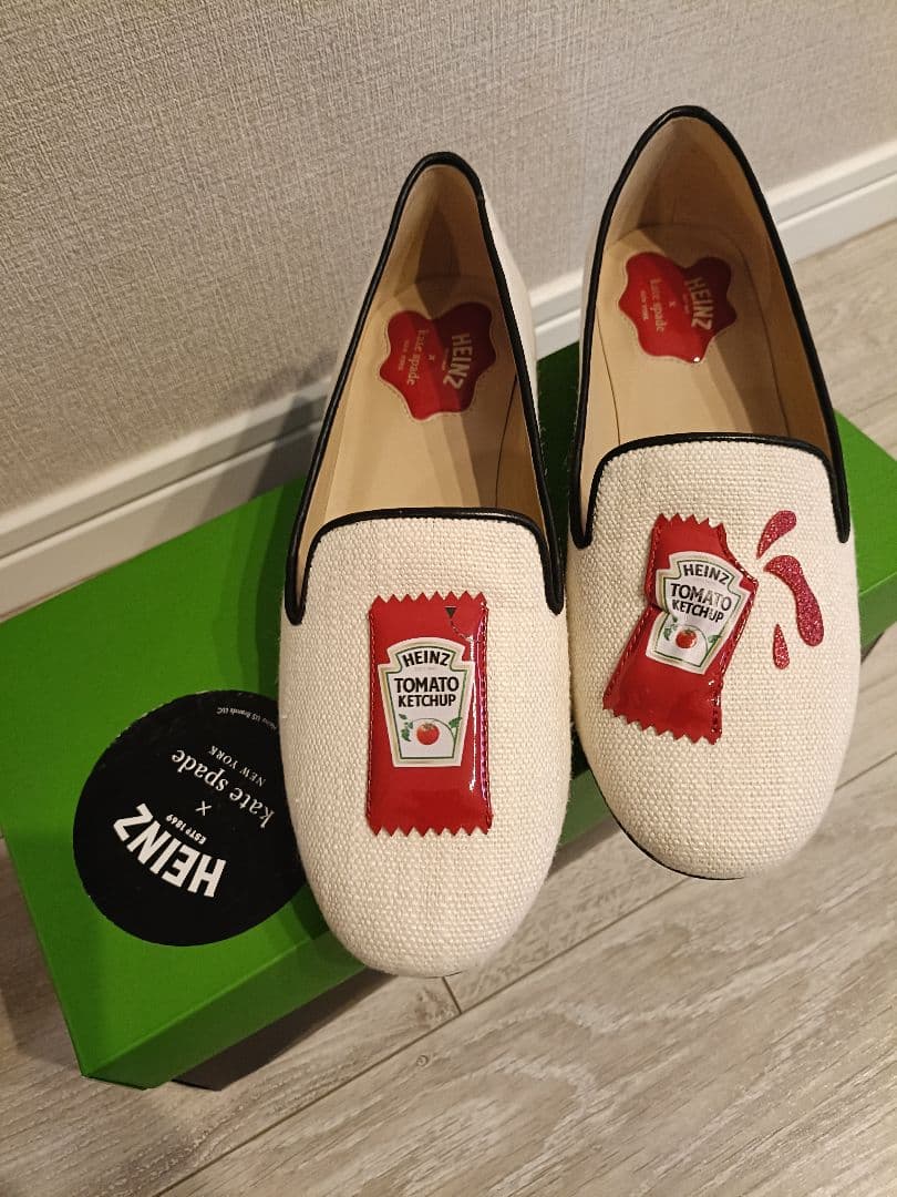 ケイトスペード　ハインツ　コラボ　シューズ