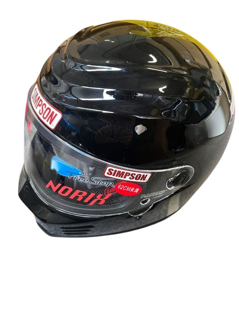 SIMPSON outlaw フルフェイスヘルメット ブラック　62cm