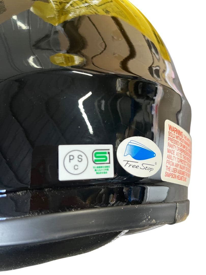 SIMPSON outlaw フルフェイスヘルメット ブラック　62cm