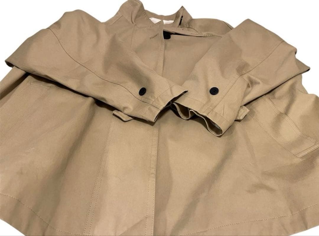 【Nalm. 】フリルハーフトレンチ