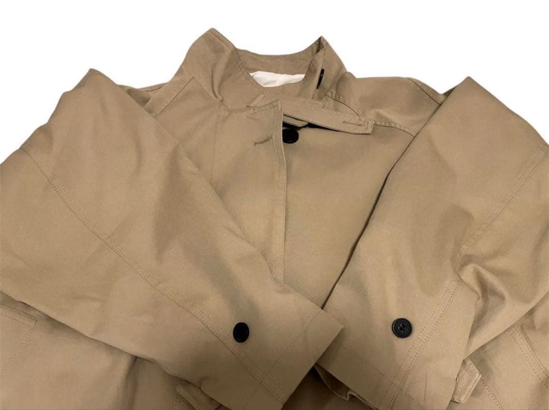 【Nalm. 】フリルハーフトレンチ