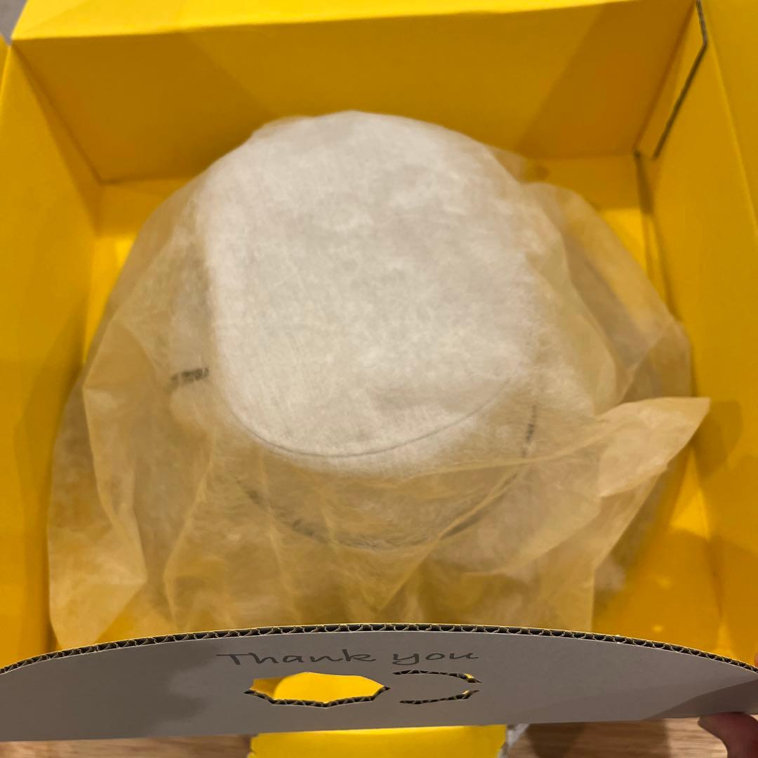 サンバリア100 ウィンドハット Ｍサイズ アイボリー ストラップ付き