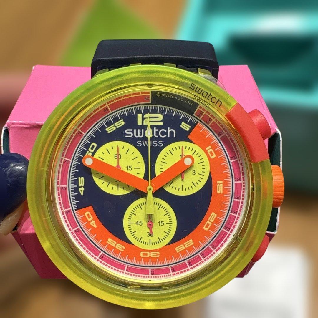 時計 SWATCH NEON TO THE MAX