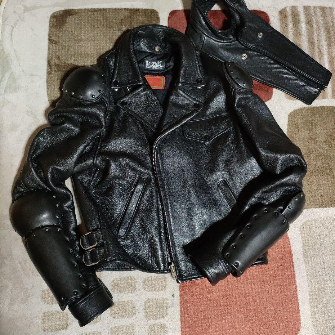 美品その気にさせるバトル系レアモデル　Wライダース本革ＬLook 交換も可！