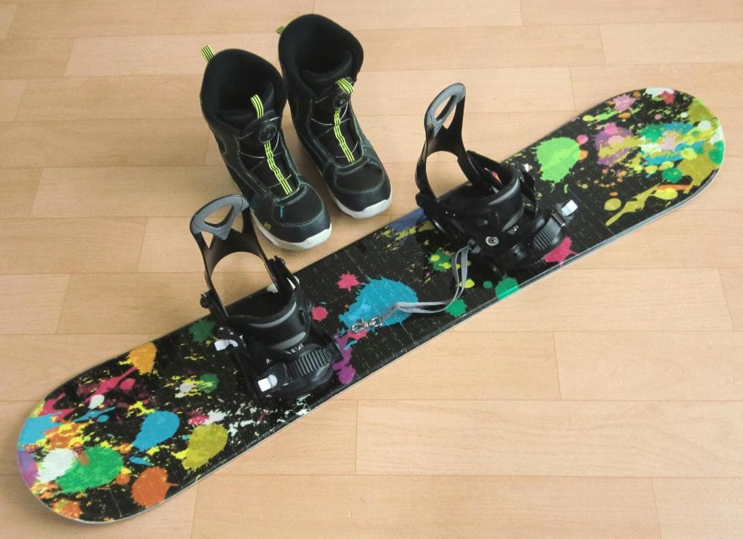 ■■送料無料■OREO＋K2■子供用スノボセット■板120/靴23■WAX済■■