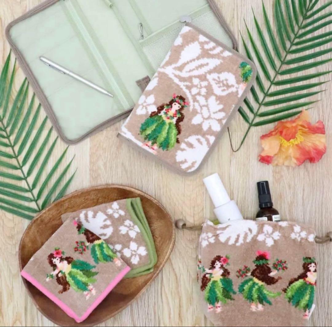 新品未使用　FEILER マナマナ　マルチケース　ライトグリーン　フラガール