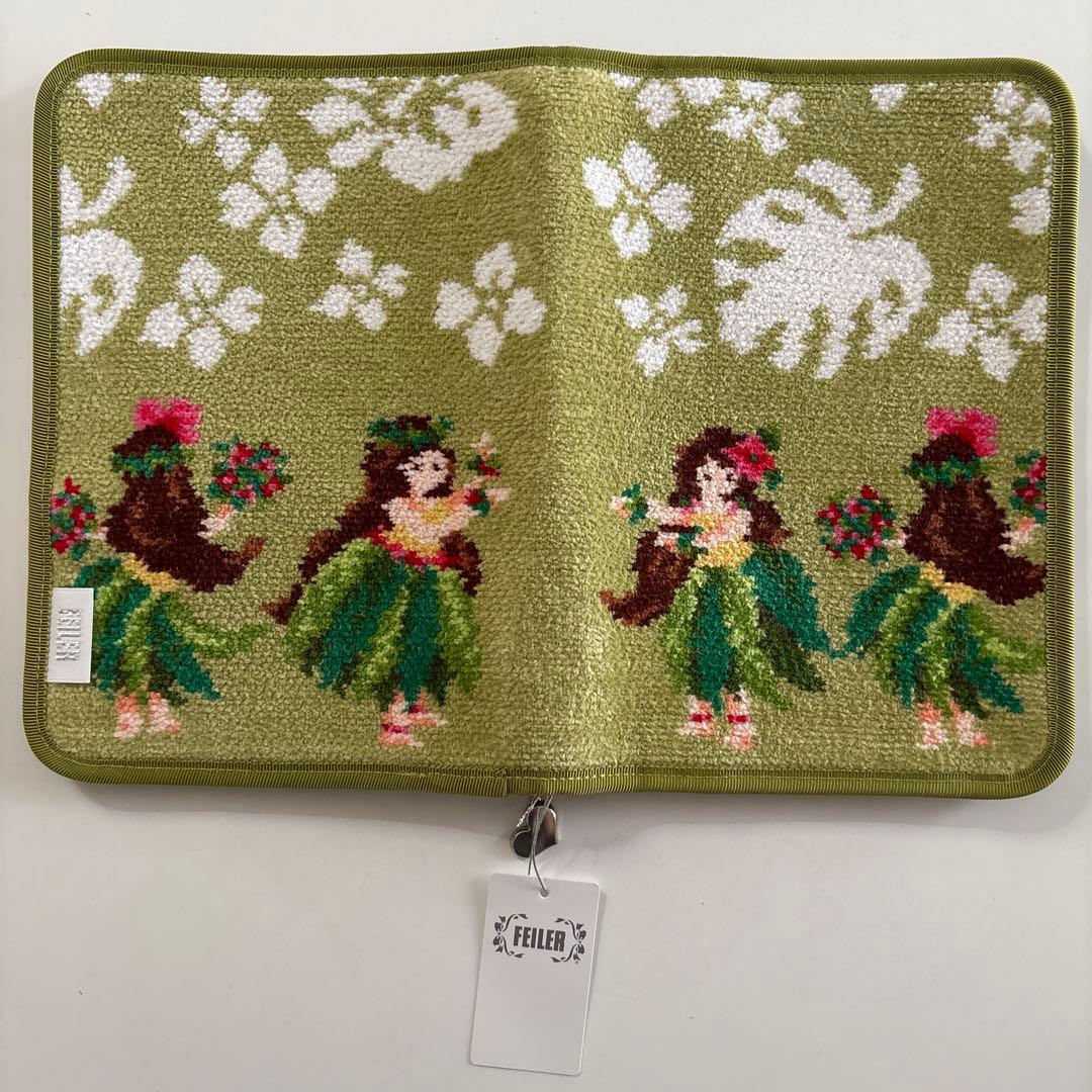 新品未使用　FEILER マナマナ　マルチケース　ライトグリーン　フラガール