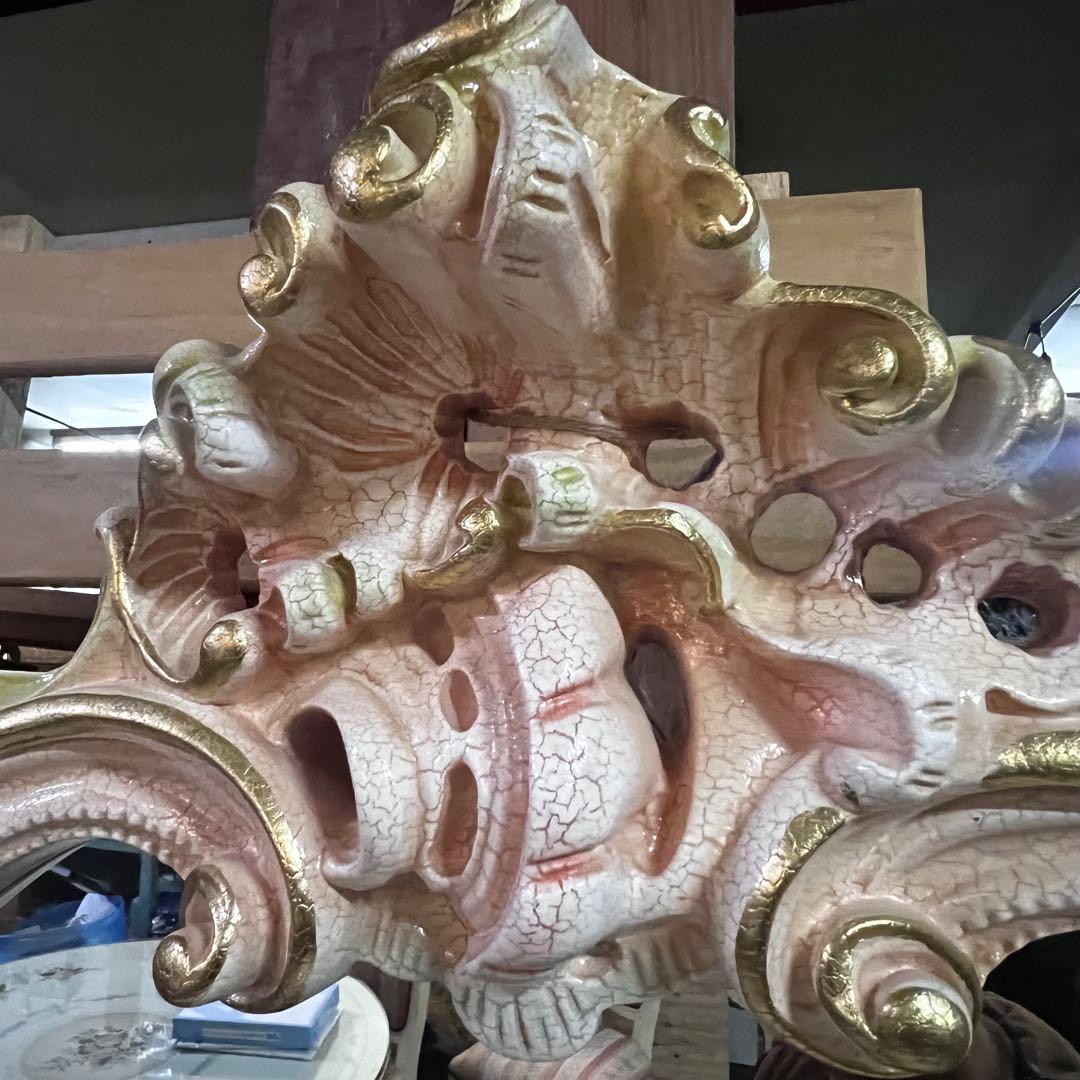 ケ*ブ様 ロココ調 姫家具 アンティーク ドレッサー 大型 豪華 猫脚