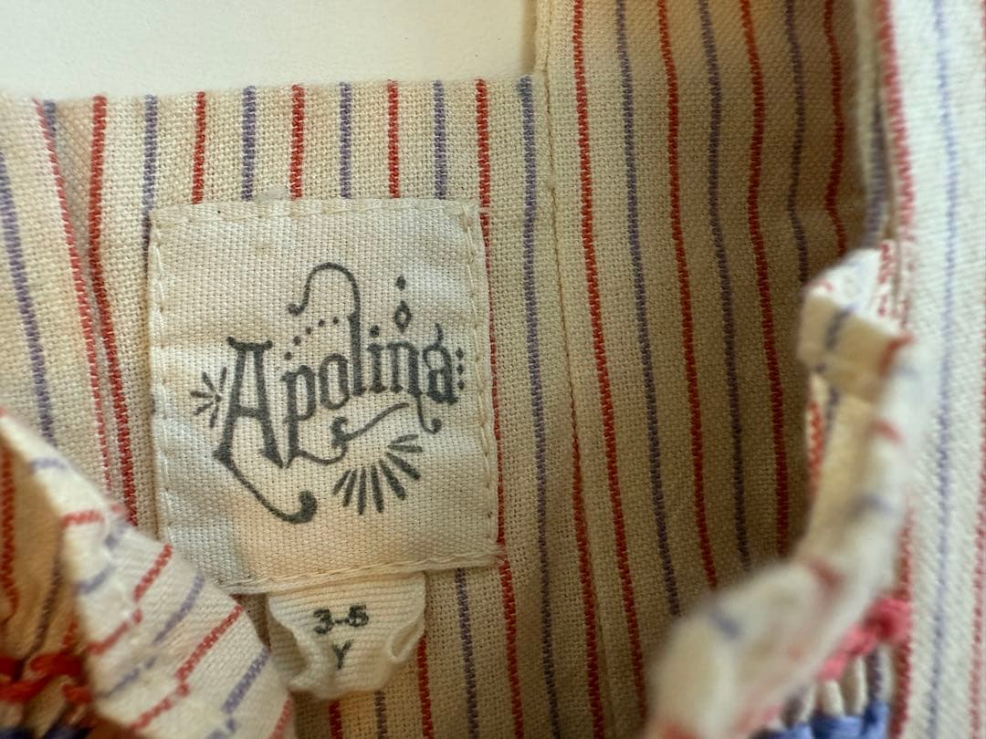 ワンピース Apolina Bessie Pinafore Cazan Stripe