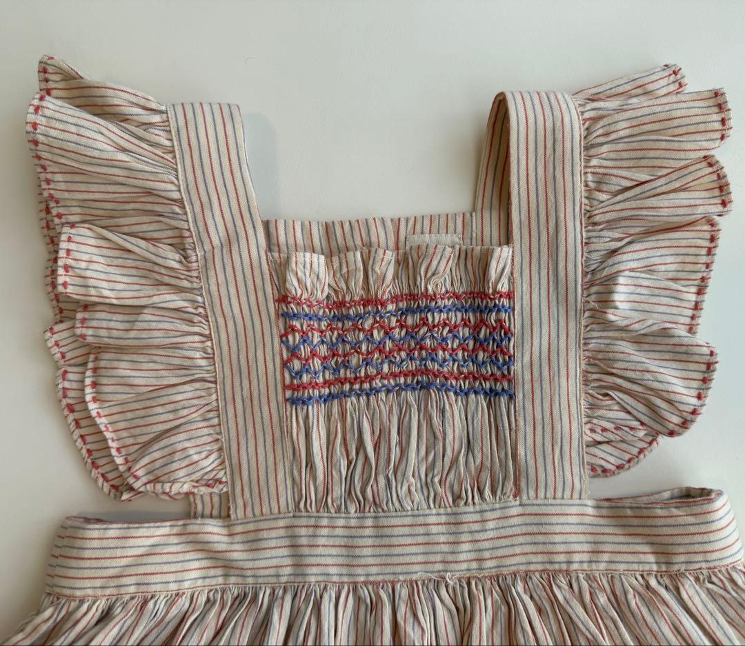 ワンピース Apolina Bessie Pinafore Cazan Stripe