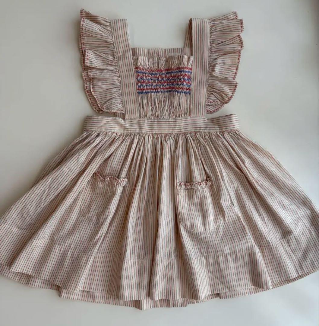 ワンピース Apolina Bessie Pinafore Cazan Stripe