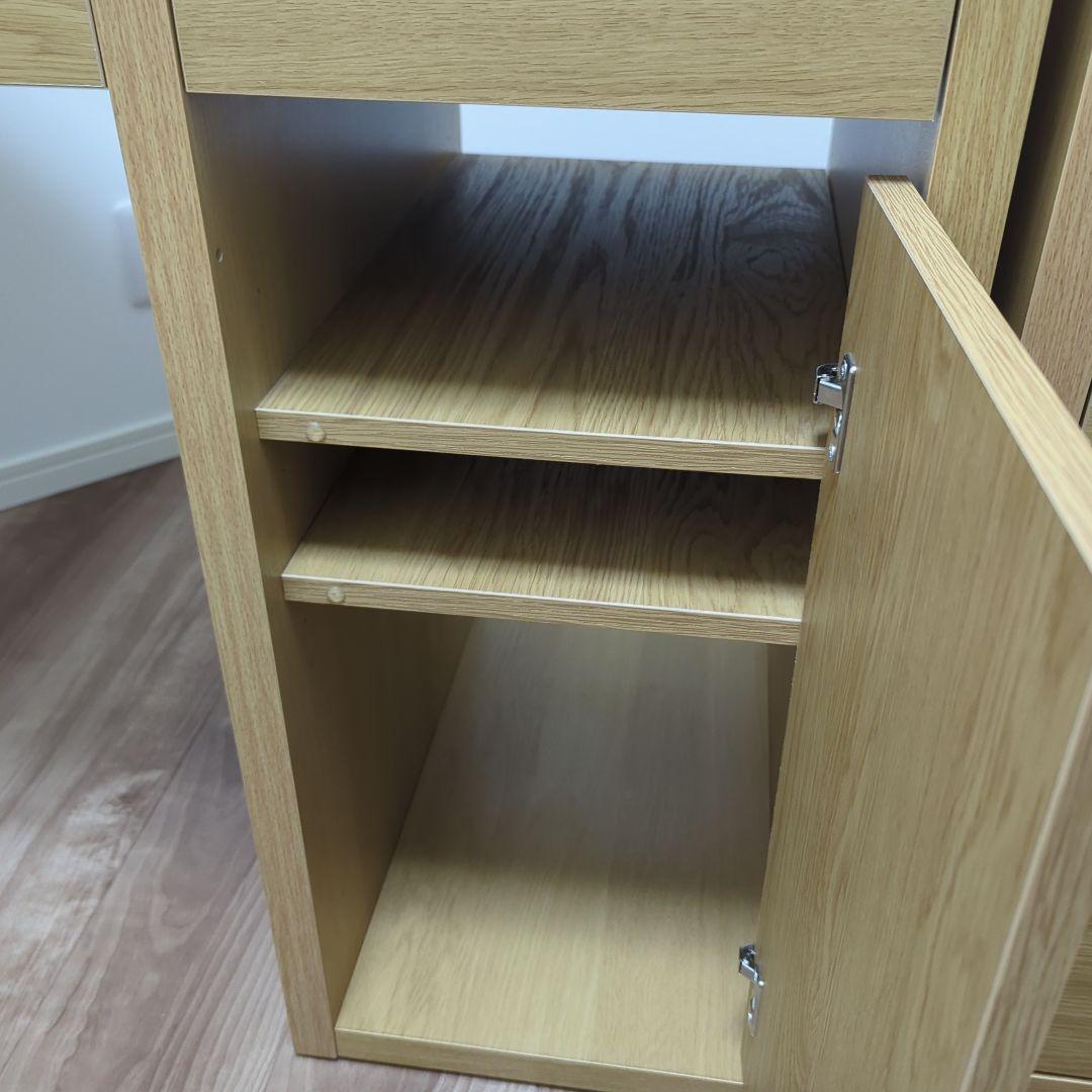 イケア　ミッケ　デスクと引き出しユニットのセット