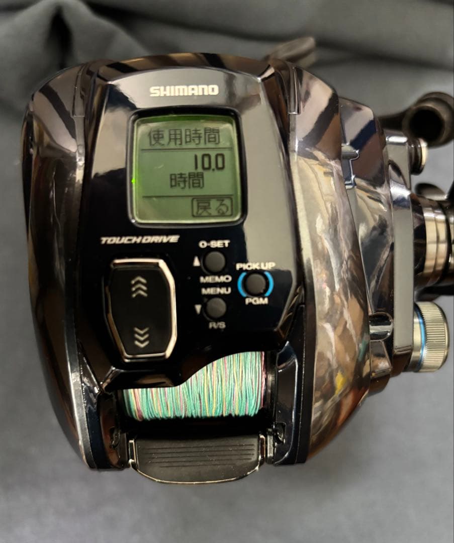 シマノ 21フォースマスター1000 巻上距離3.8km 使用時間10時間