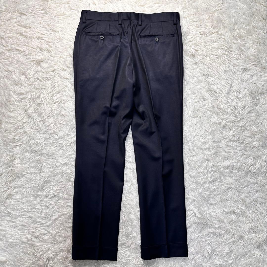 希少 現行 極美品 ポールスミス ドーメル×地図柄 光沢 セットアップ 総柄総裏