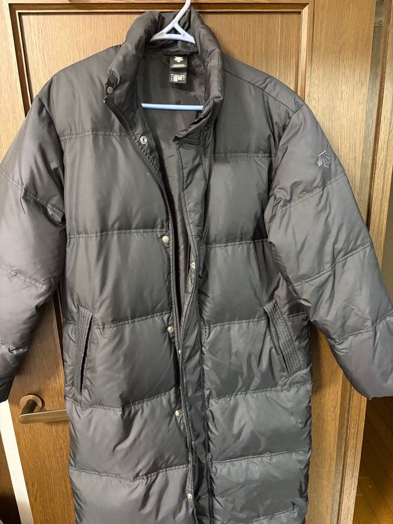 DESCENTE デサント ロングダウンコート ベンチコート ブラック
