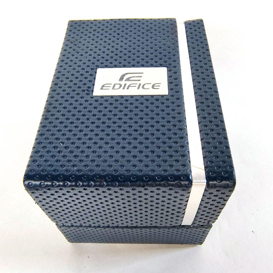 CASIO EDIFICEクロノグラフソーラー電波腕時計ブラック備品付き