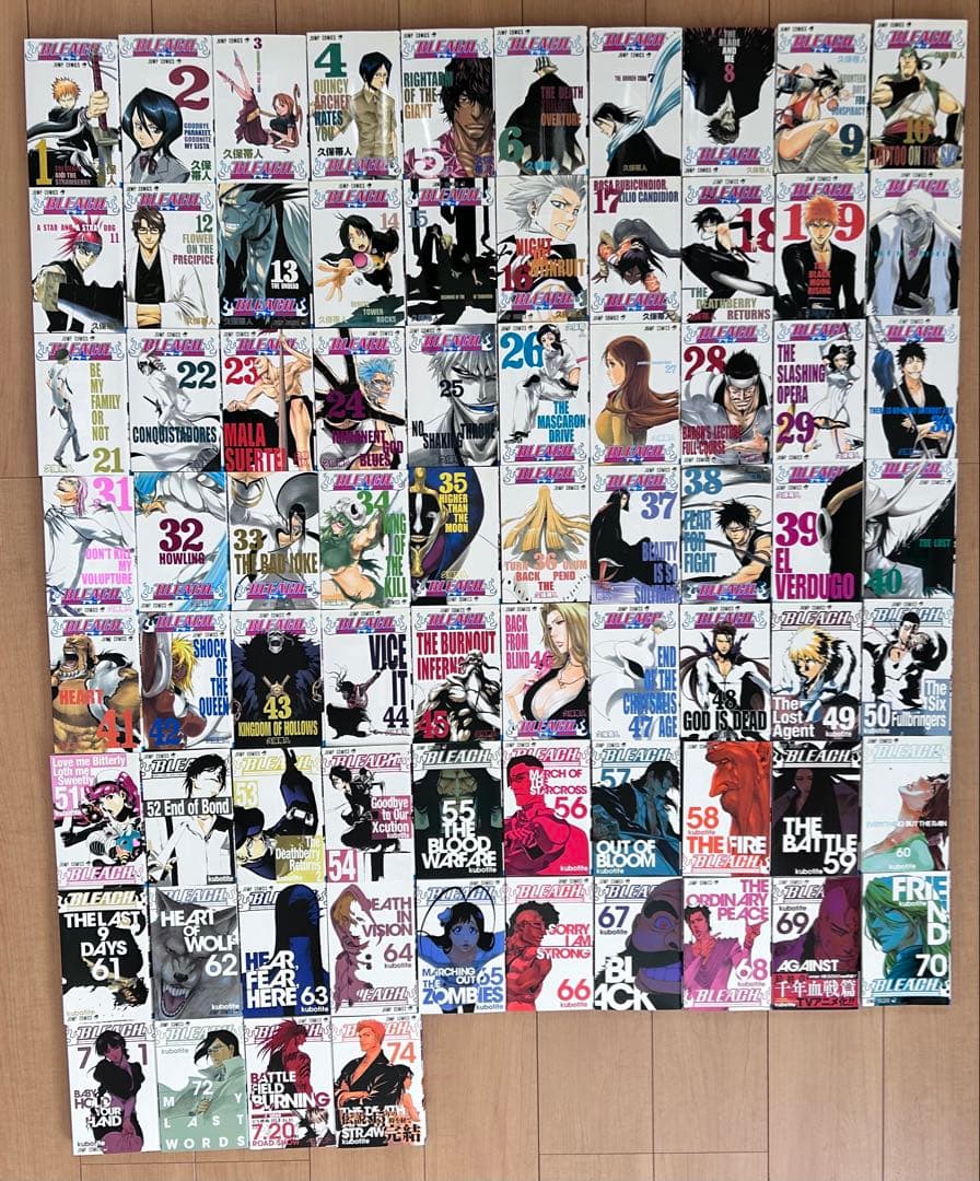 BLEACH ブリーチ　久保帯人　全巻セット 1-74巻