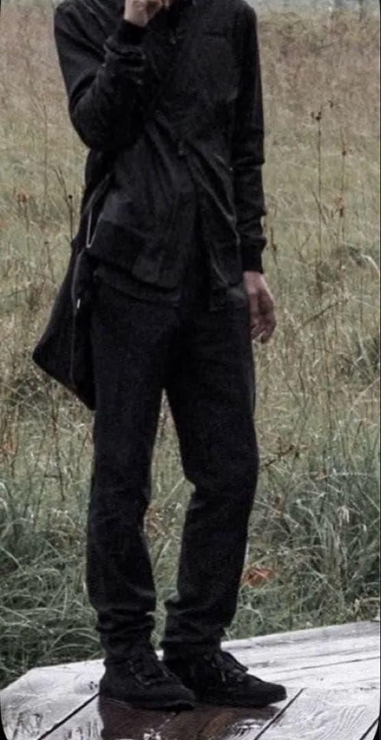 Ann Demeulemeester ブラック スラックス S