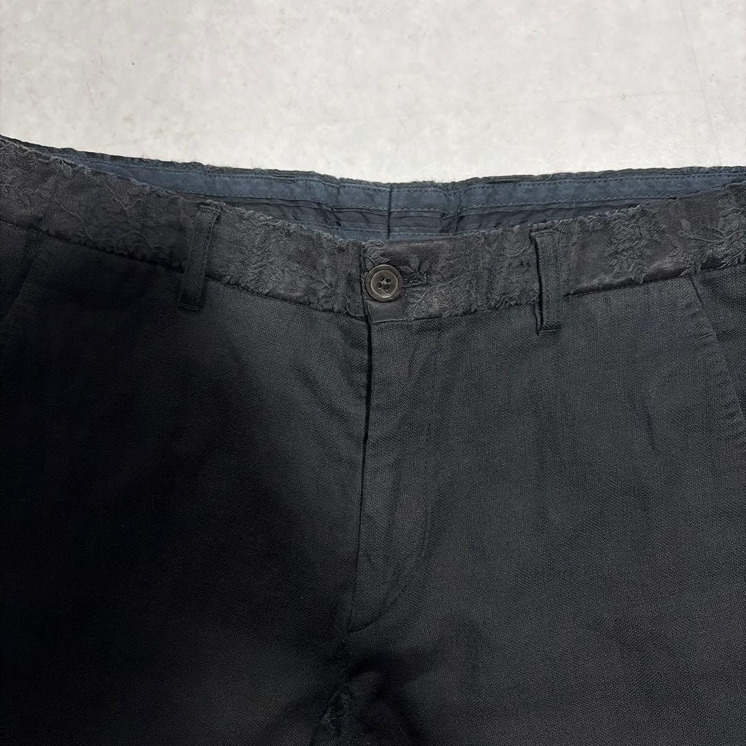 Ann Demeulemeester ブラック スラックス S