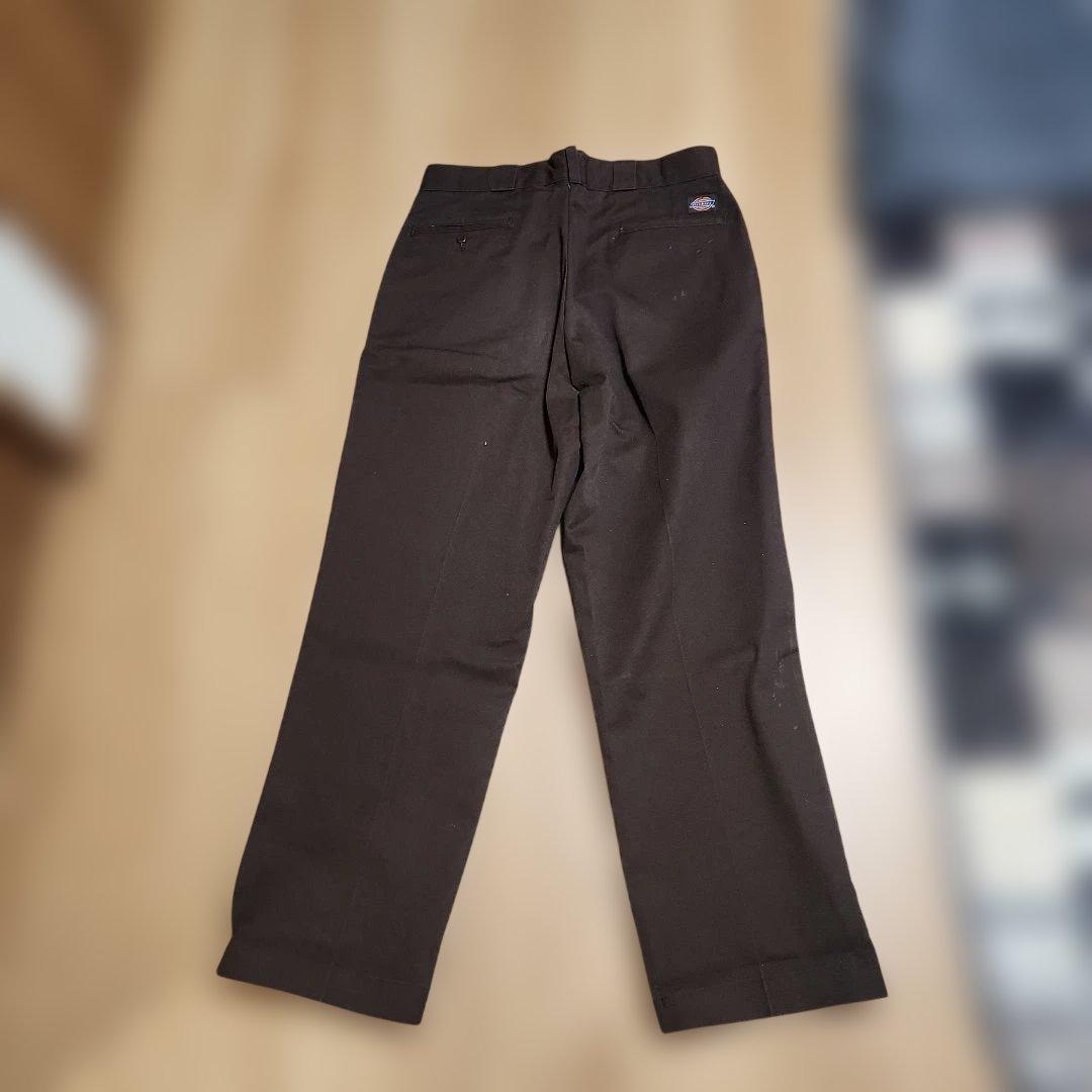 80s〜 Dickies 874 USA製 ブラウン 茶 TALONジップ