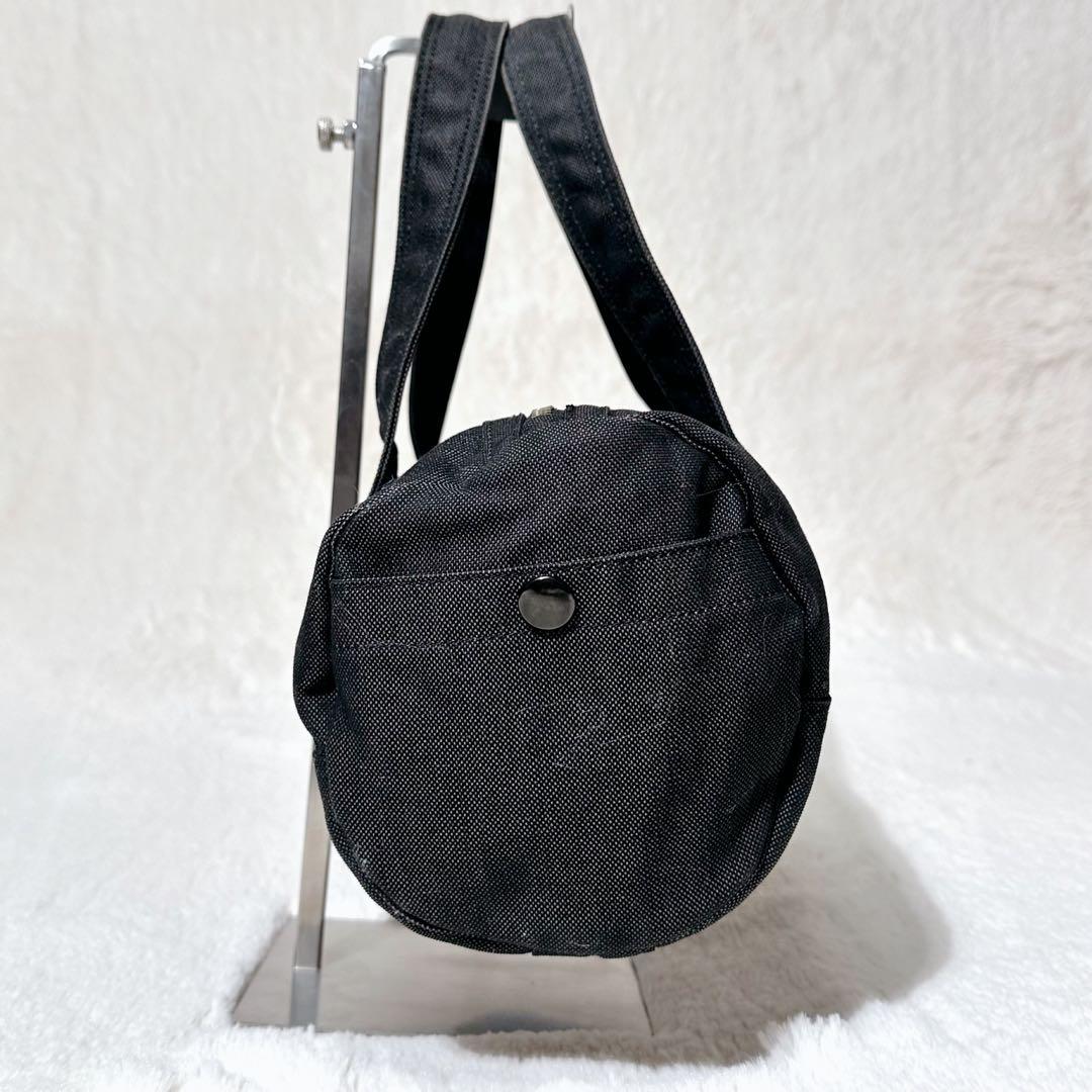 【廃盤】極美品 ポーター スモーキー ブラックキャンバス ドラムバッグ